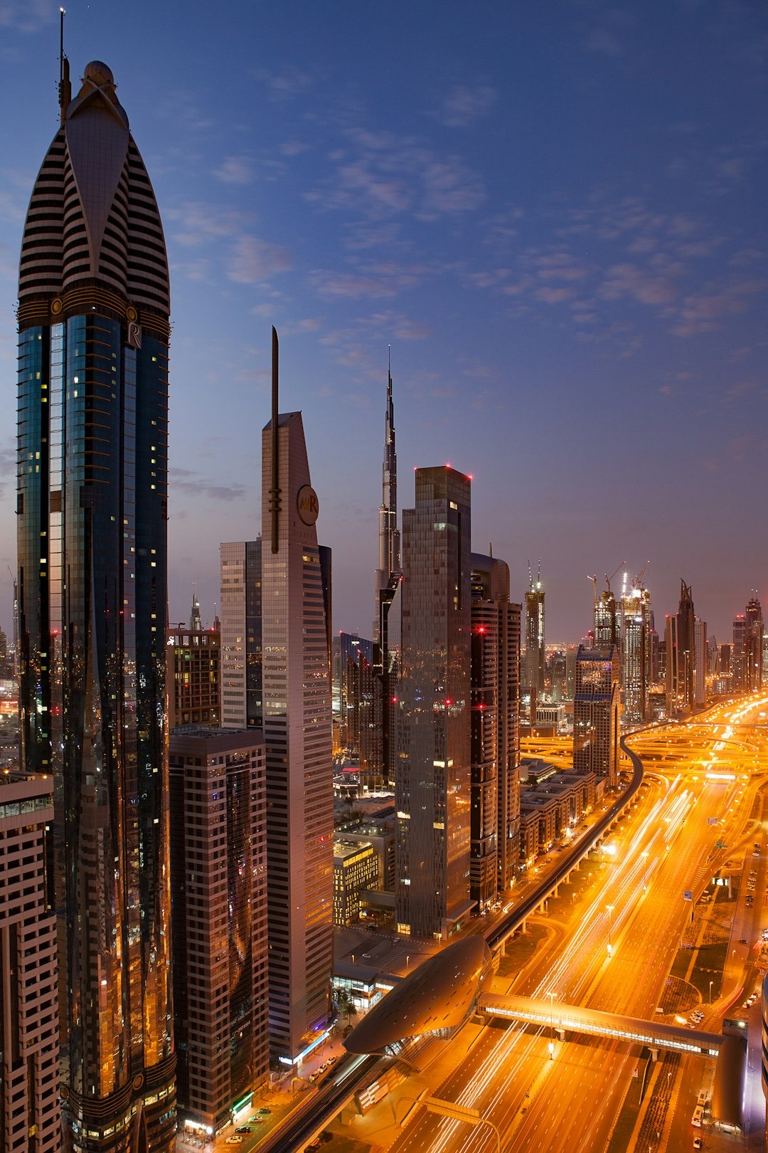 dubai night lights